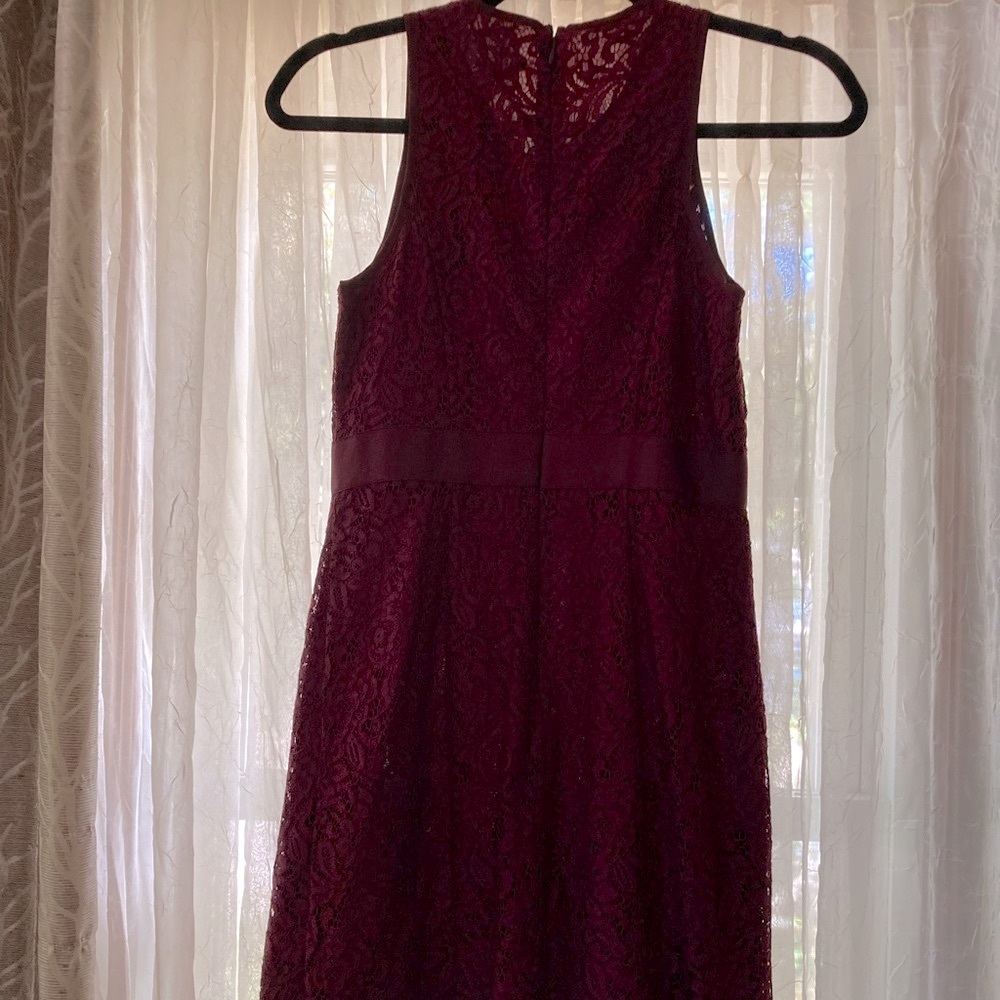 Maroon dress